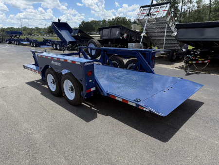 New T16-14 AIR TOW 6'3" X 16' DROP DECK EQUIPMENT TRAILER