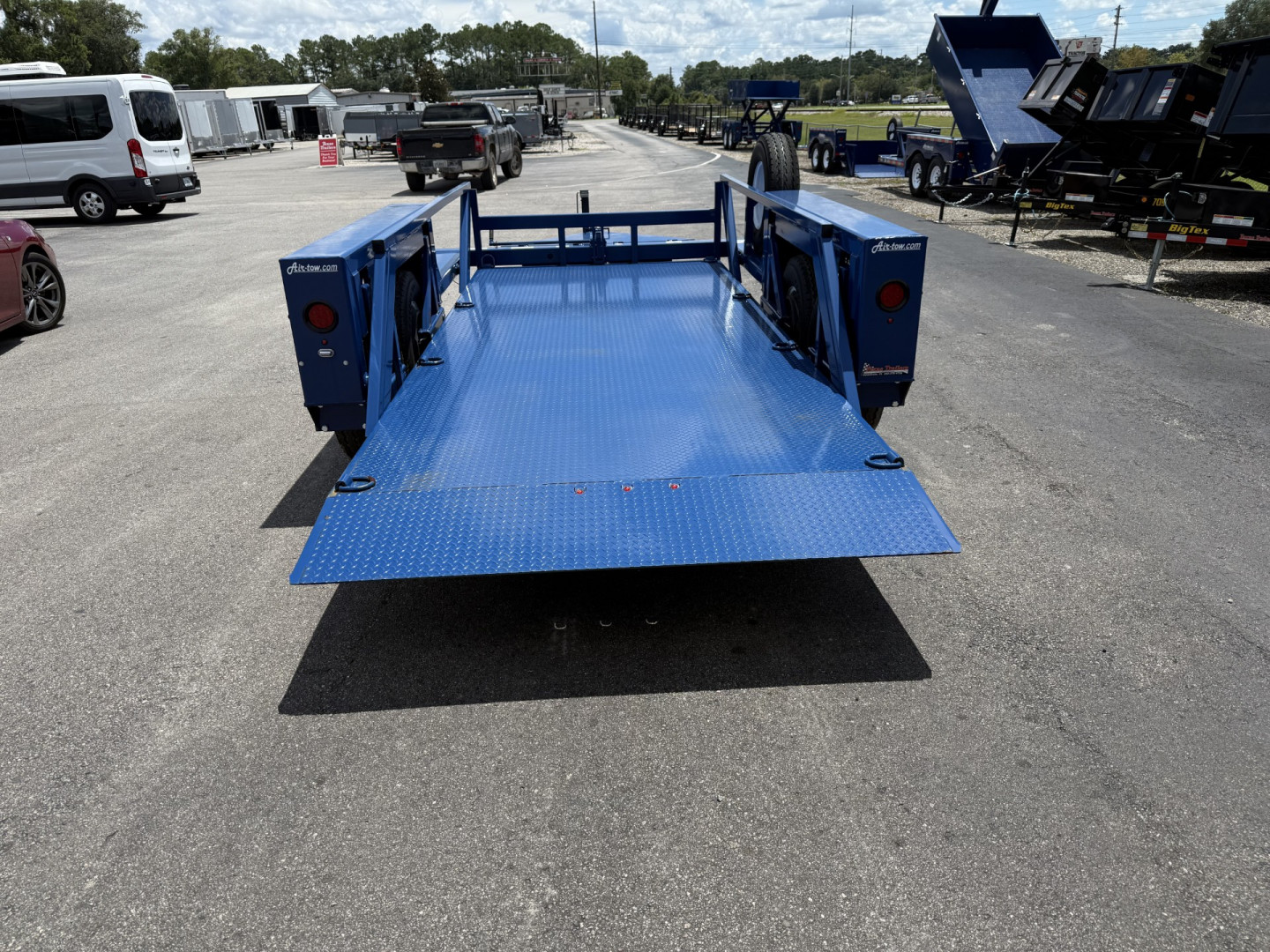 New T16-12 AIR TOW 6'3" X 16' DROP DECK EQUIPMENT TRAILER