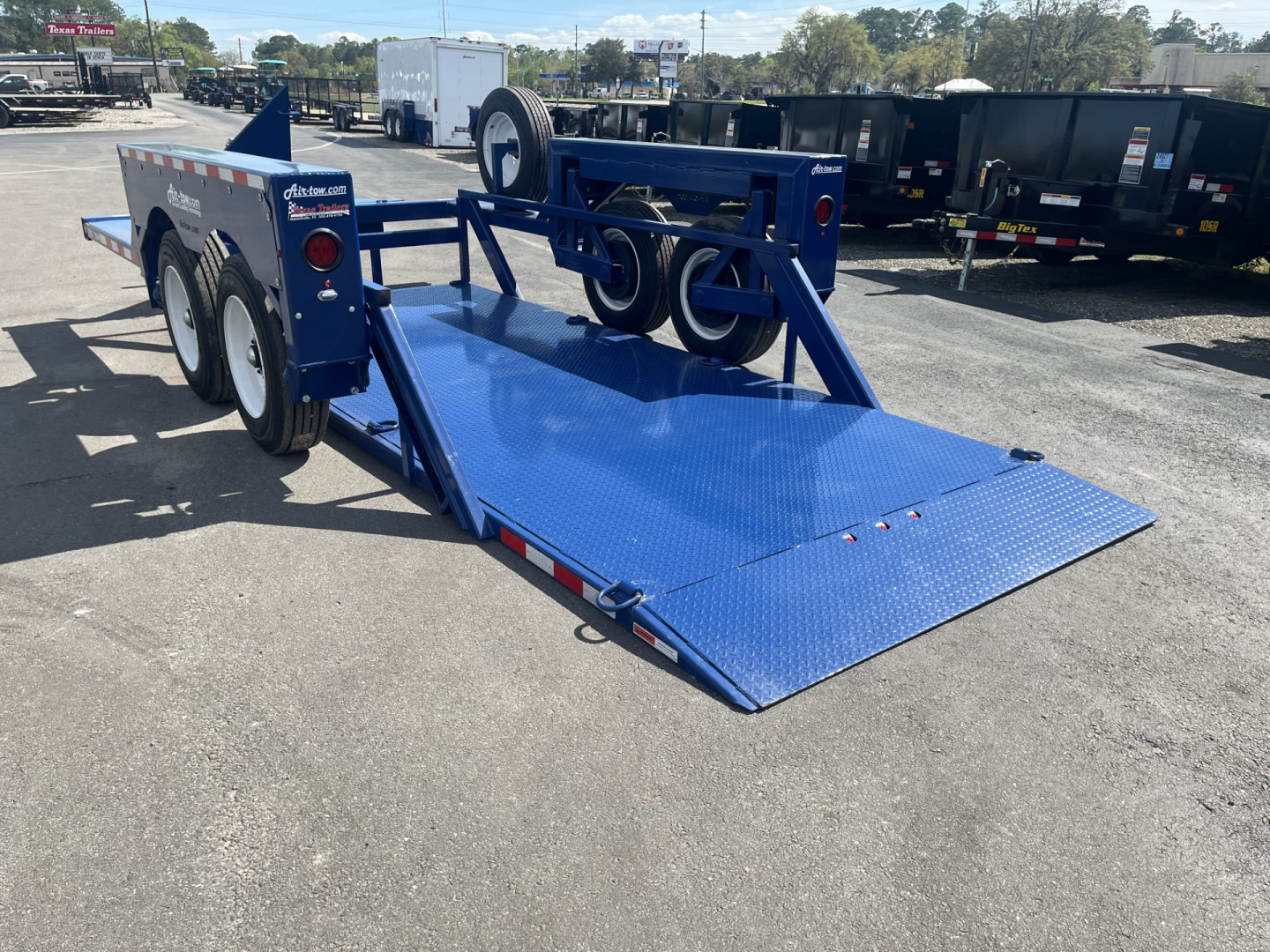 New T16-12 AIR TOW 6'3" X 16' DROP DECK EQUIPMENT TRAILER