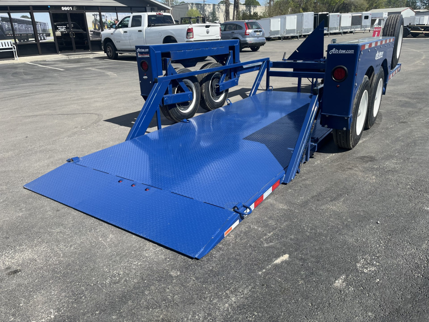 New T16-12 AIR TOW 6'3" X 16' DROP DECK EQUIPMENT TRAILER