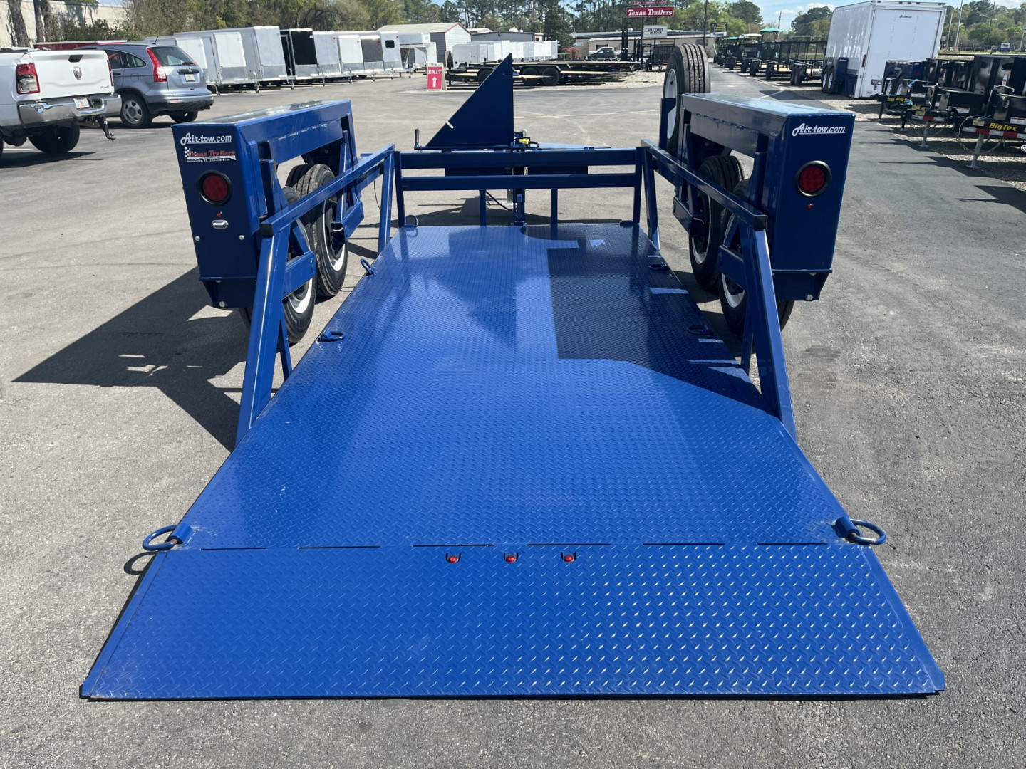 New T16-12 AIR TOW 6'3" X 16' DROP DECK EQUIPMENT TRAILER
