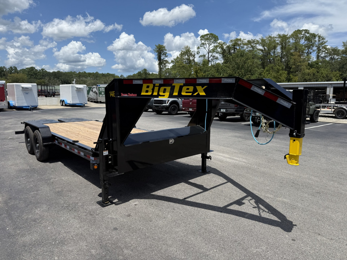 New 14EHG-20D3A-MRBK BIG TEX 7' X 20' GOOSENECK EQUIPMENT TRAILER