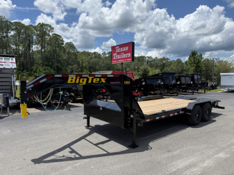 New 14EHG-20D3A-MRBK BIG TEX 7' X 20' GOOSENECK EQUIPMENT TRAILER