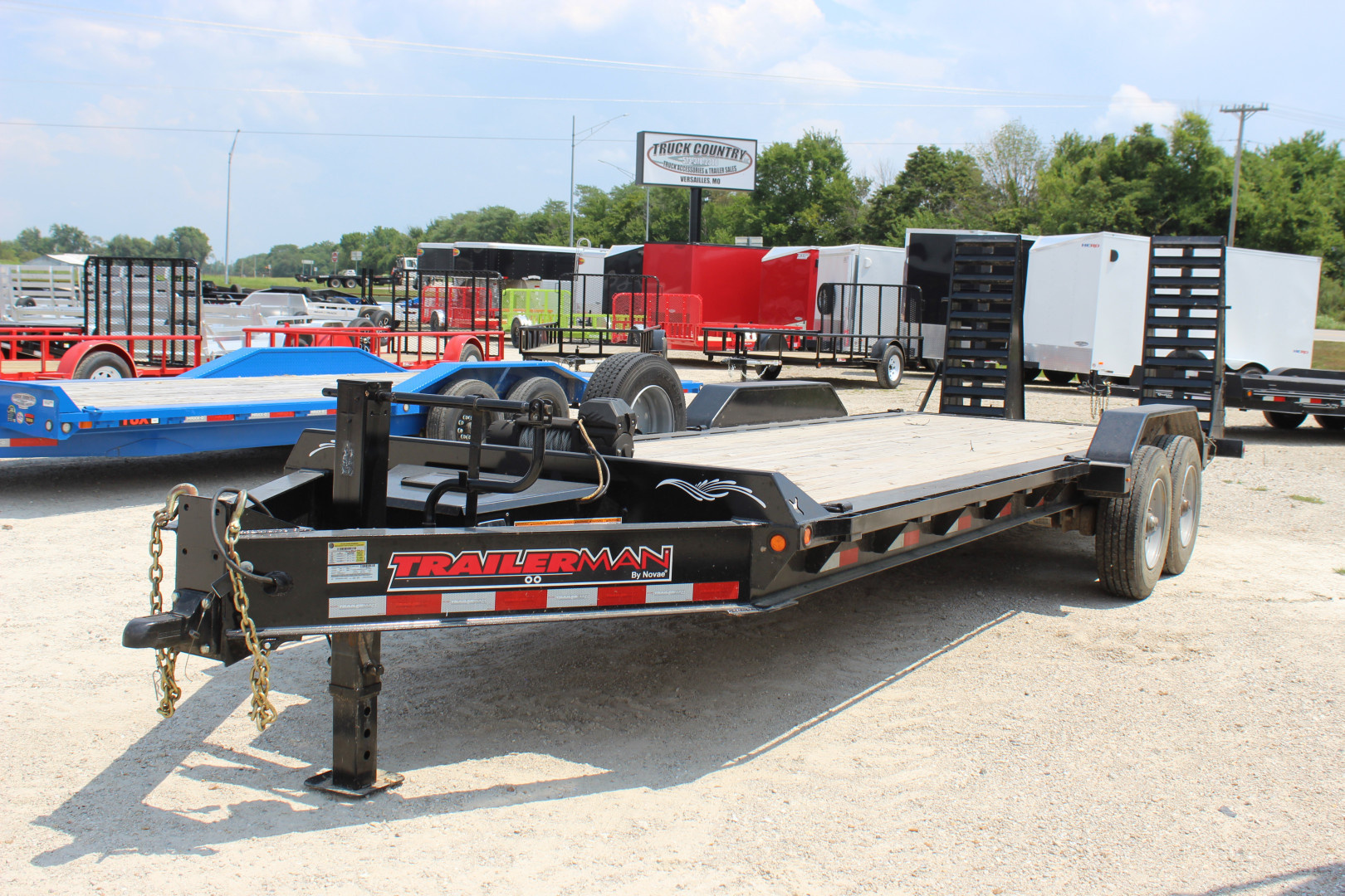 Used 2022 Trailerman 22' Equipment Trailer