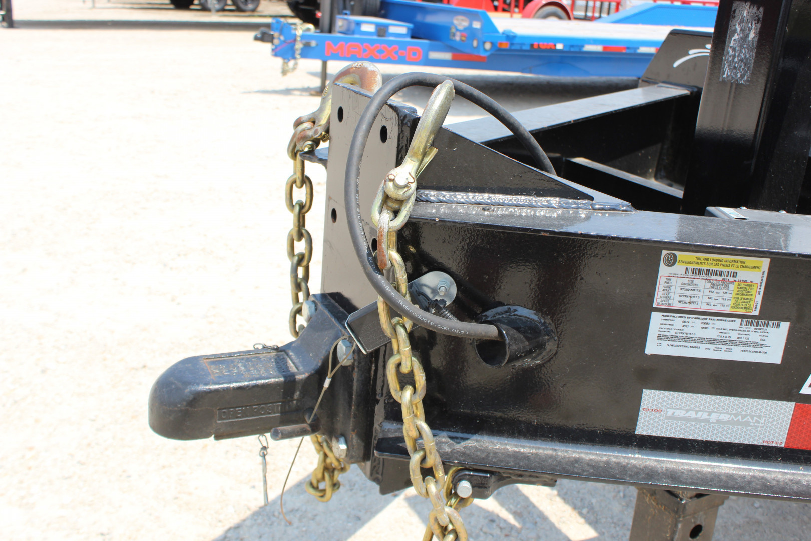 Used 2022 Trailerman 22' Equipment Trailer