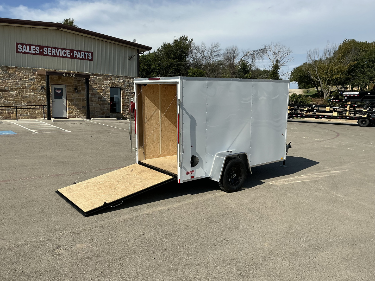 New 2026 Compass 5'x10' Enclosed Cargo Trailer - Indigo DLX