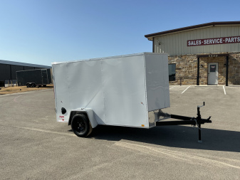 New 2026 Compass 5'x10' Enclosed Cargo Trailer - Indigo DLX