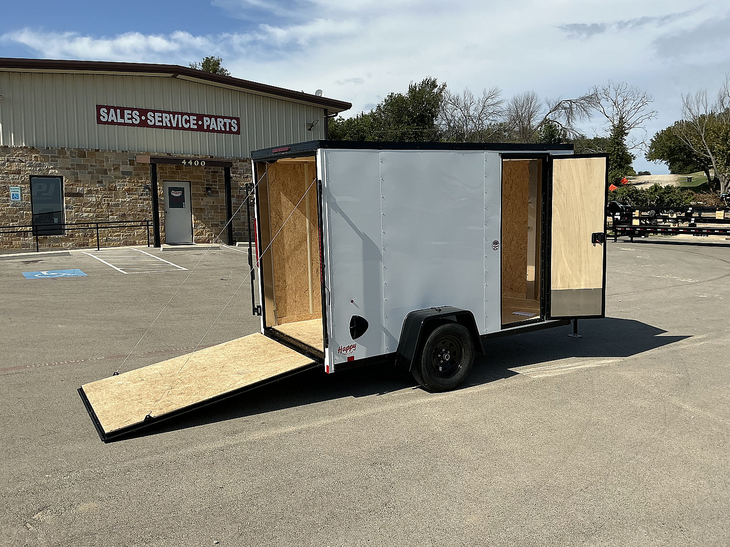 New 2026 Compass 5'x10' Enclosed Cargo Trailer - Indigo DLX