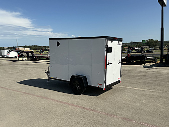 New 2026 Compass 5'x10' Enclosed Cargo Trailer - Indigo DLX