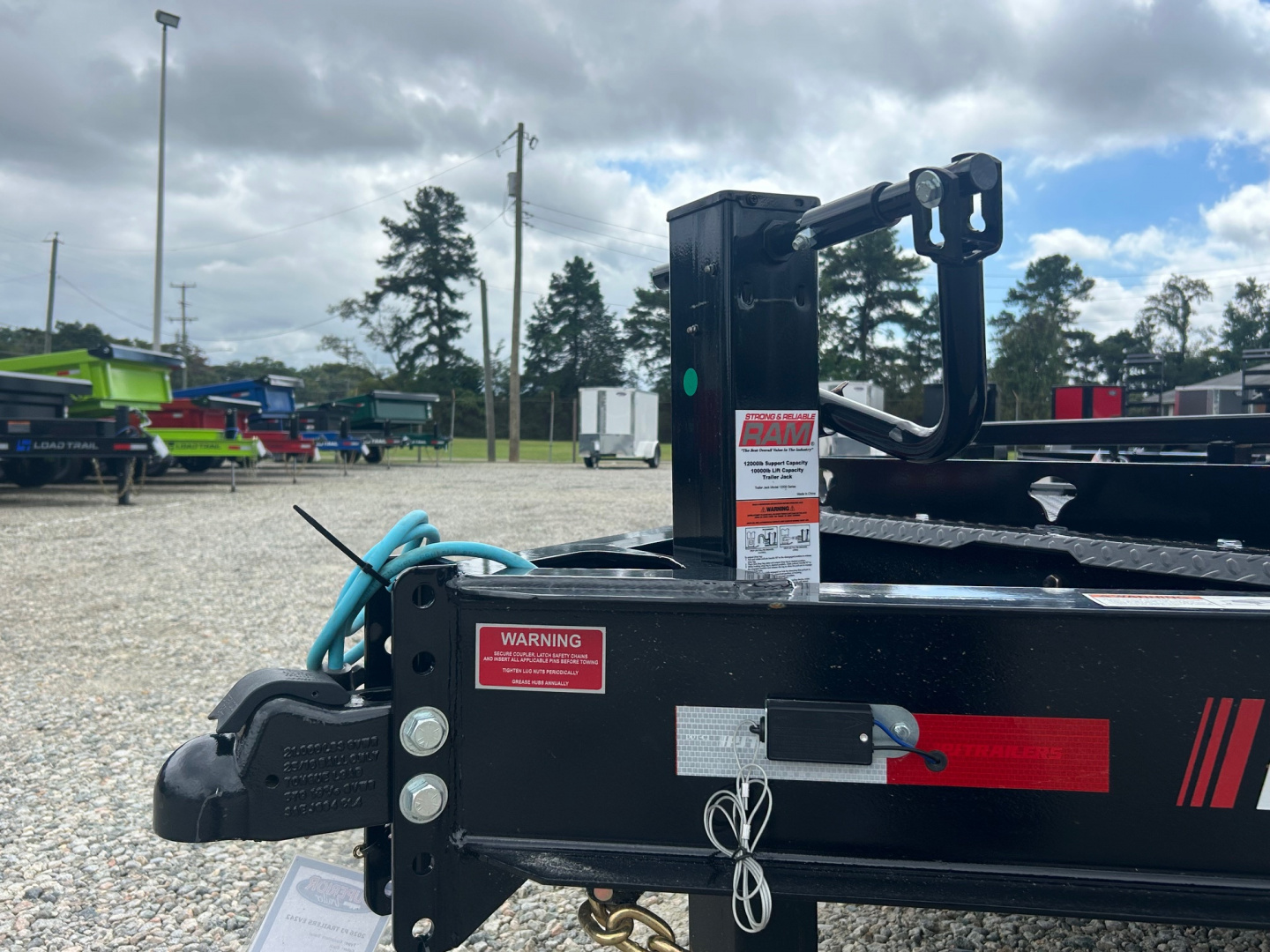 New 2026 PJ Trailers EV 22' Equipment Trailer w/ Monster Ramps