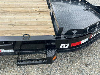 New 2026 PJ Trailers EV 22' Equipment Trailer w/ Monster Ramps