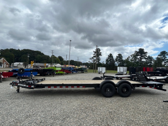 New 2026 PJ Trailers EV 22' Equipment Trailer w/ Monster Ramps