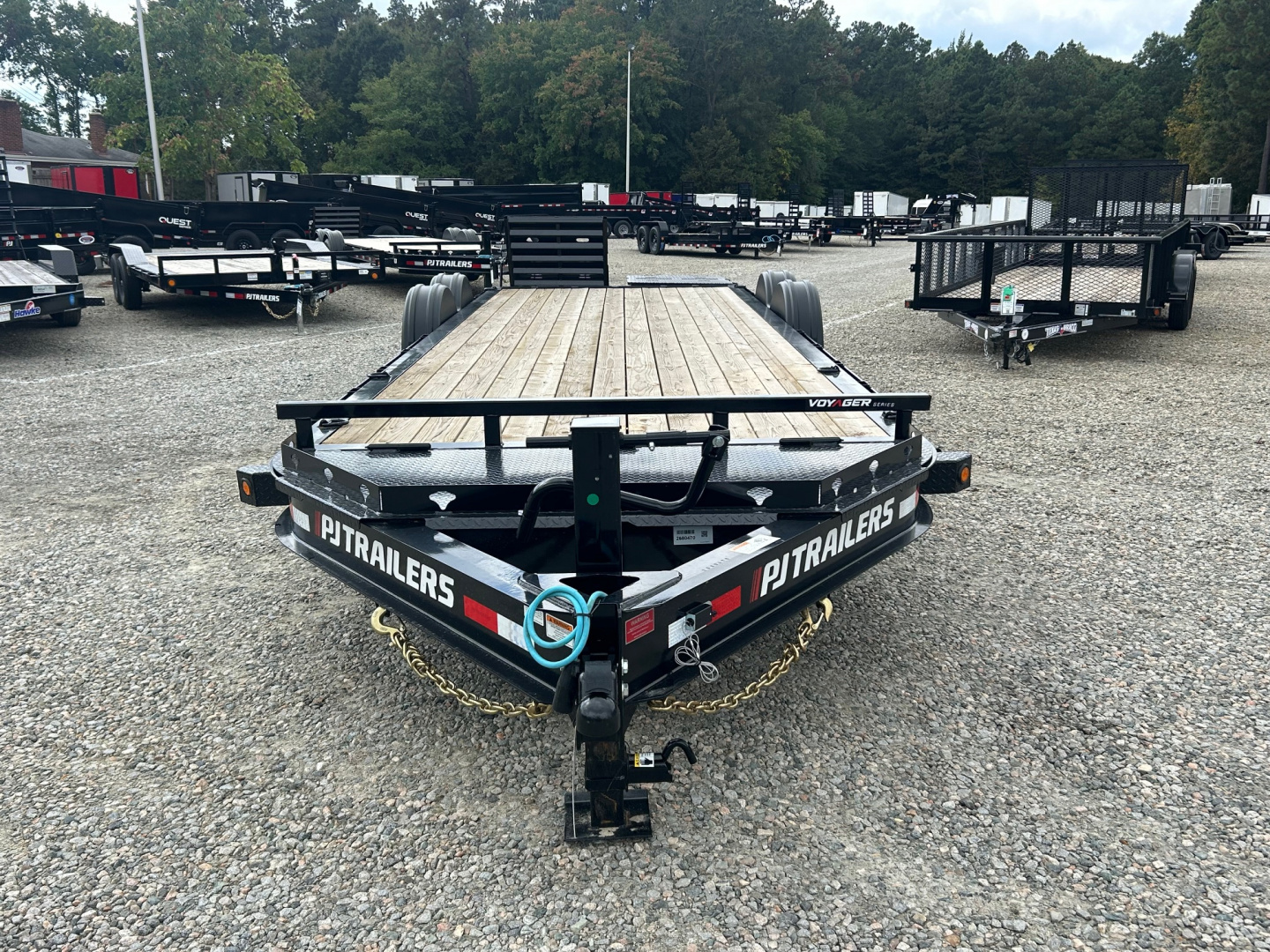 New 2026 PJ Trailers EV 24' Equipment Trailer w/ Monster Ramps