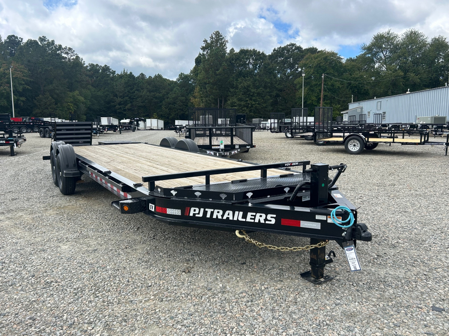 New 2026 PJ Trailers EV 24' Equipment Trailer w/ Monster Ramps