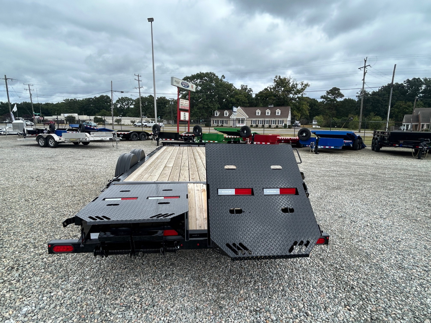 New 2026 PJ Trailers EV 24' Equipment Trailer w/ Monster Ramps