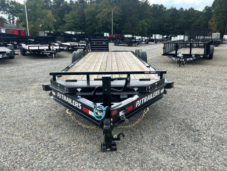 New 2026 PJ Trailers EV 24' Equipment Trailer w/ Monster Ramps