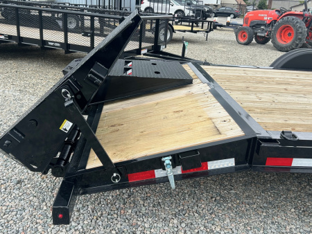 New 2026 PJ Trailers EV 24' Equipment Trailer w/ Monster Ramps