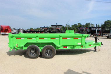 New 2026 MAXX-D DJX 14' Bumper Pull Dump Trailer