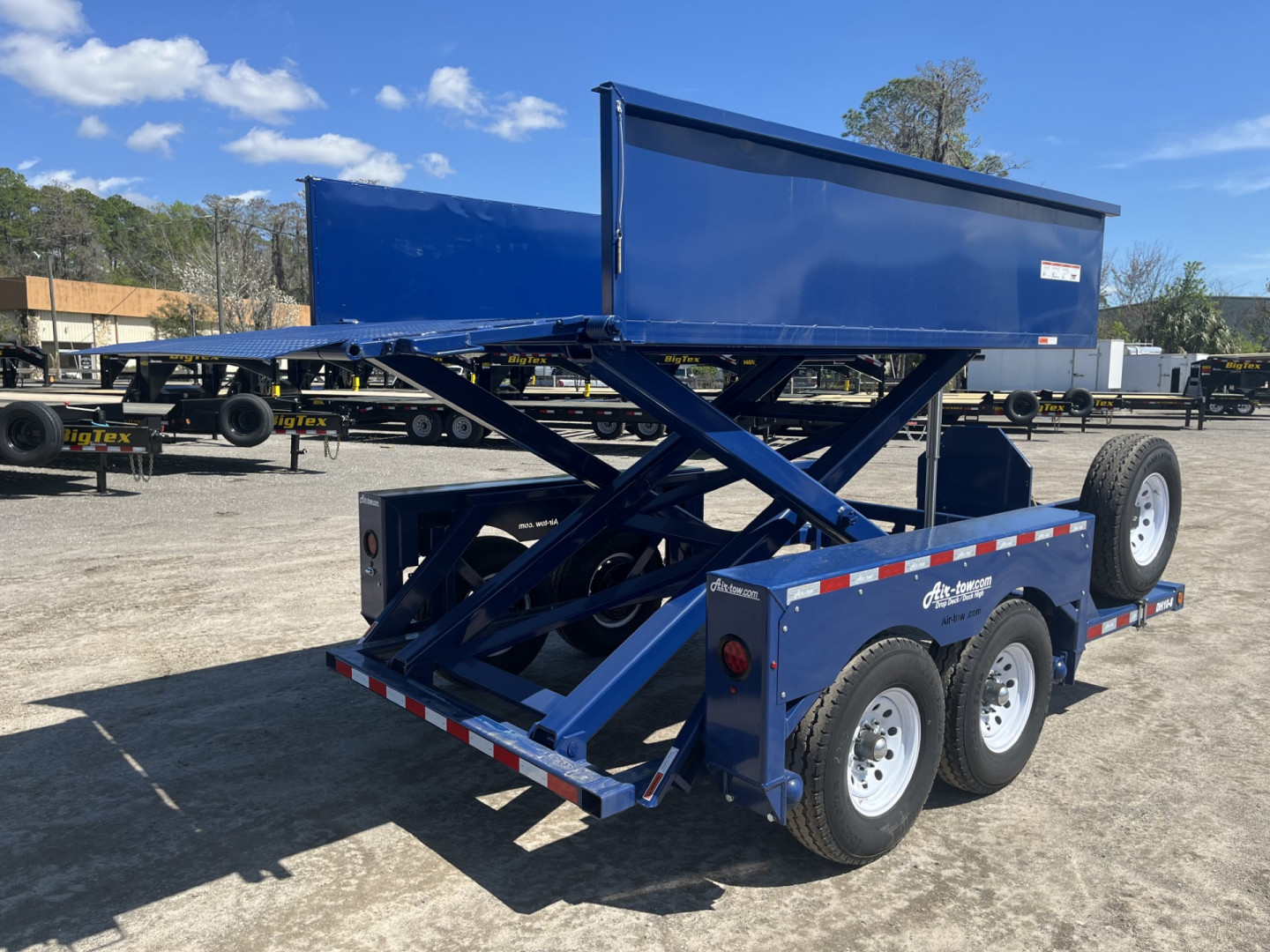 New DH10 AIR TOW 6'2" X 10'5" DROP DECK & DOCK LOADING EQUIPMENT TRAILER