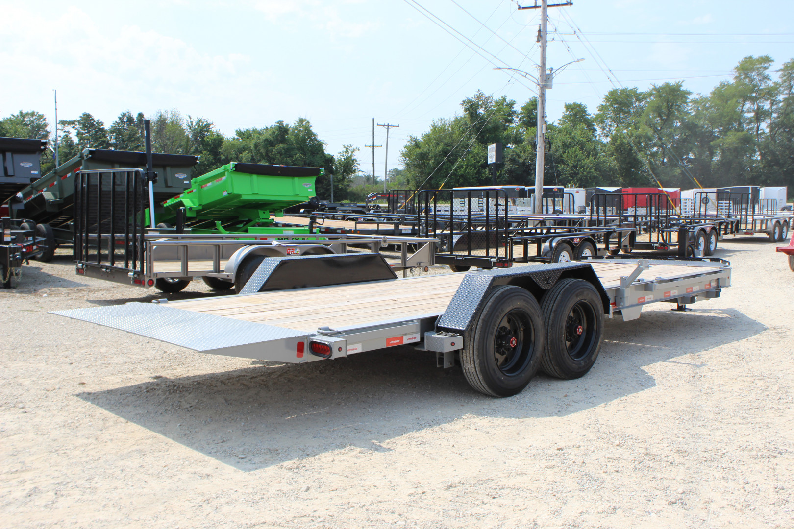 New 2025 Liberty LT 22' Equipment Gravity Tilt Trailer