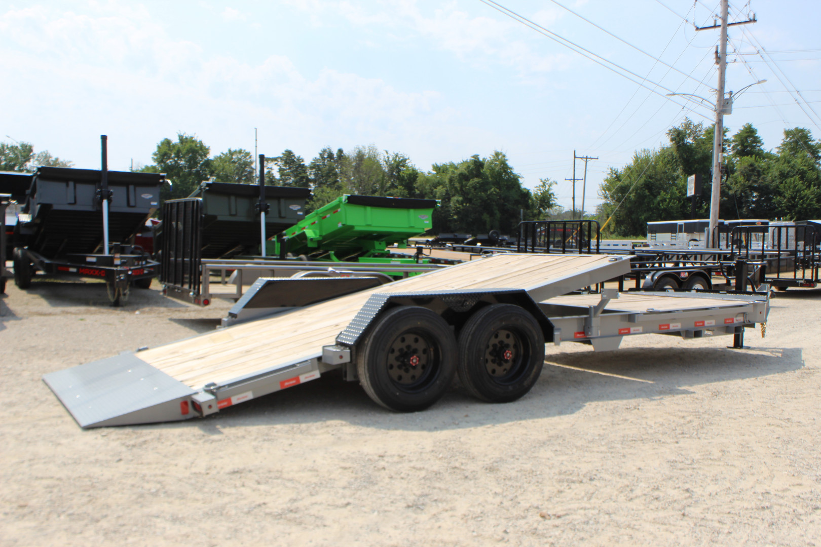 New 2025 Liberty LT 22' Equipment Gravity Tilt Trailer
