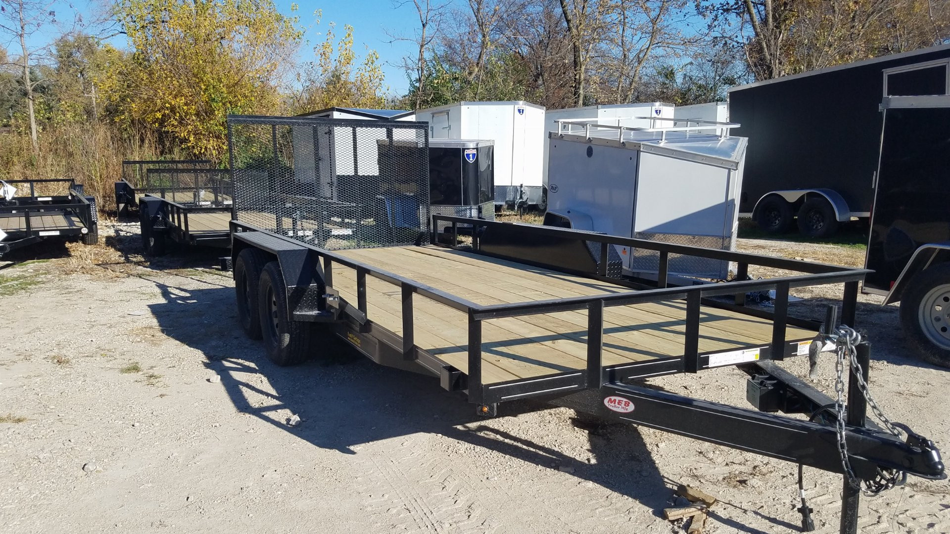New 2025 MEB 83 x16 Utility Trailer wRamp Gate