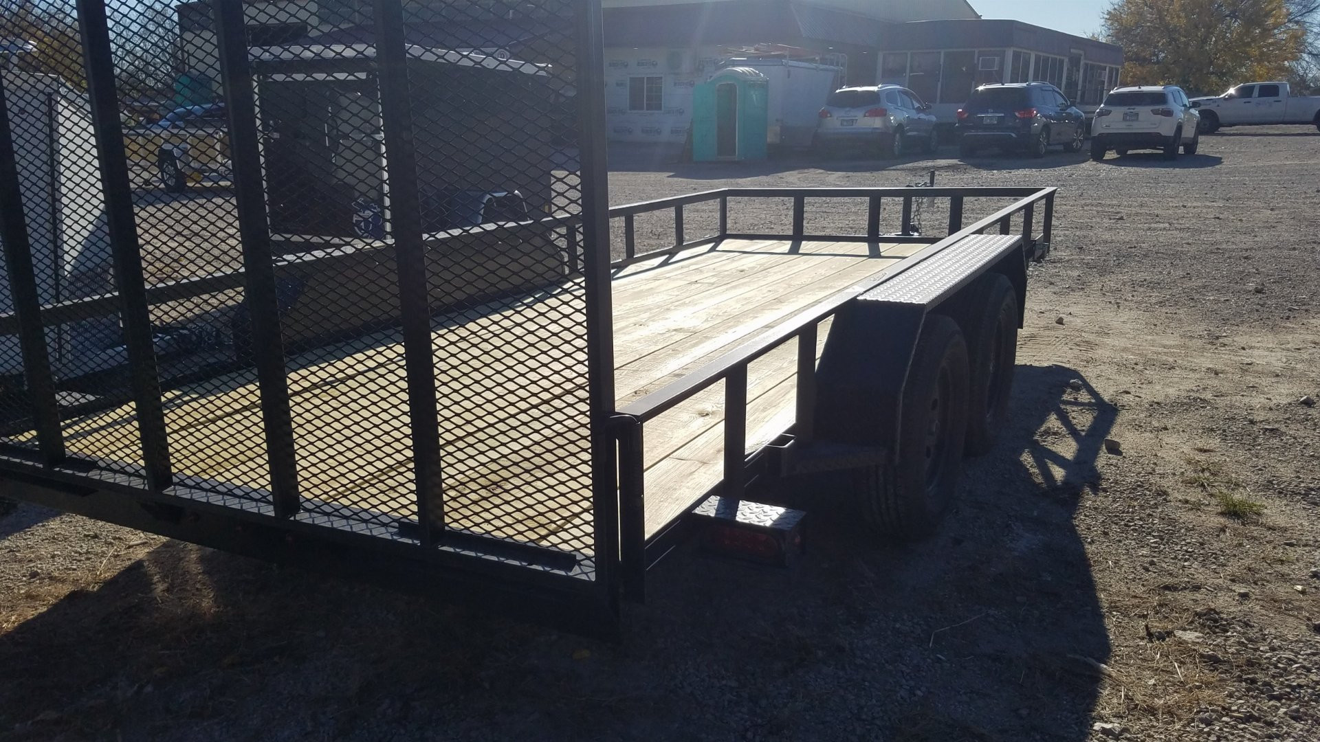 New 2025 MEB 83 x16 Utility Trailer wRamp Gate