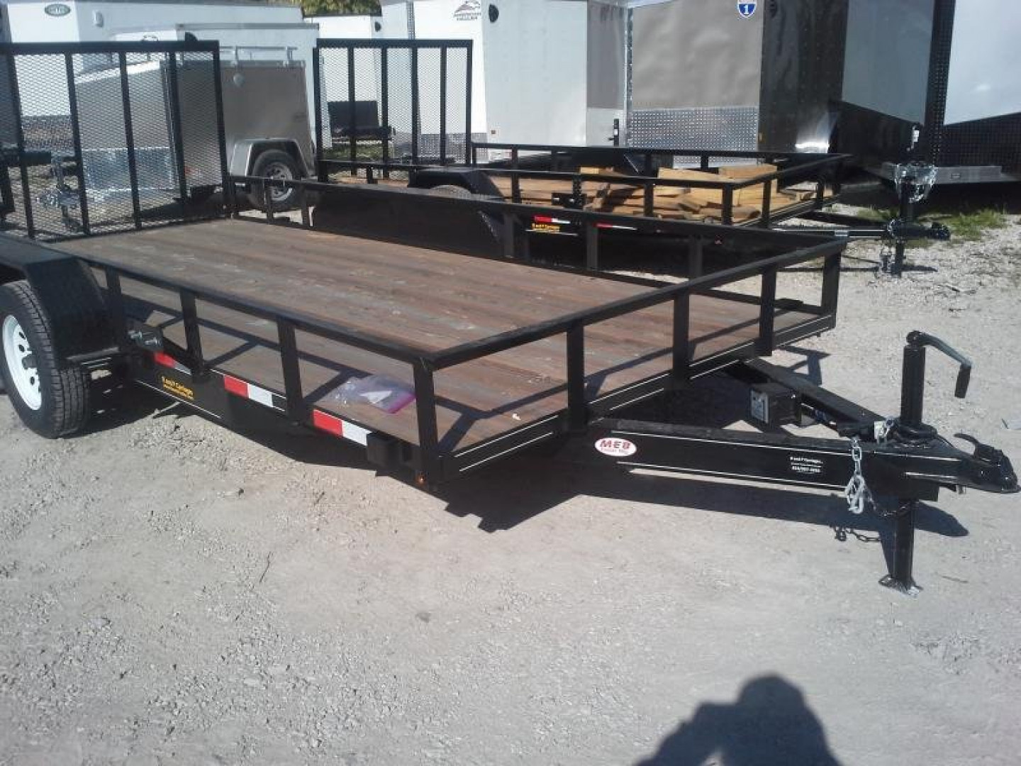New 2025 MEB 83 x16 Utility Trailer wRamp Gate