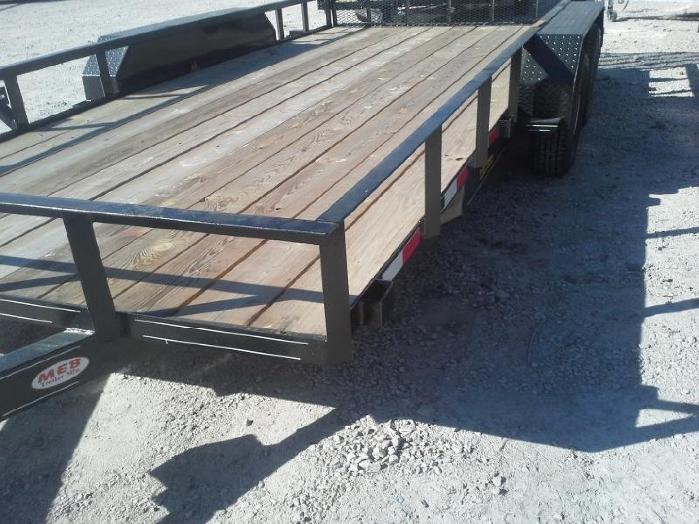 New 2025 MEB 83 x16 Utility Trailer wRamp Gate
