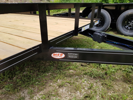 New 2025 MEB 83 x16 Utility Trailer wRamp Gate