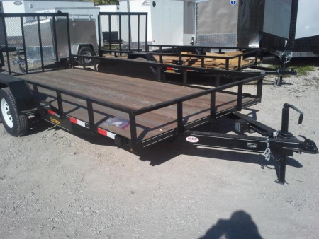 New 2025 MEB 83 x16 Utility Trailer wRamp Gate