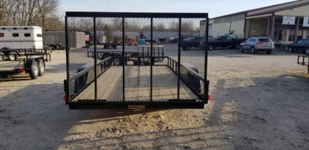 New 2025 MEB 83 x16 Utility Trailer wRamp Gate