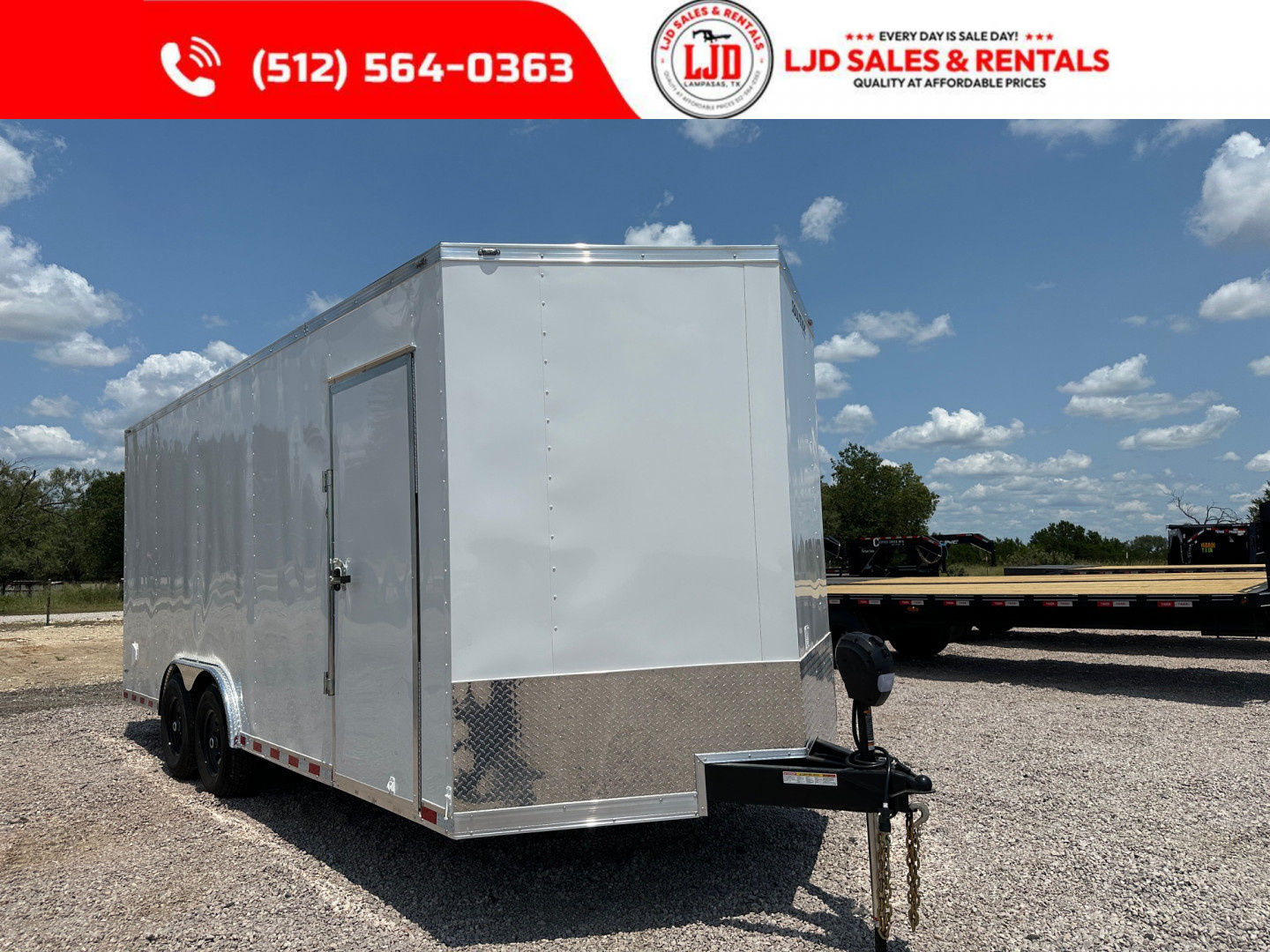 New 2025 Stallion 8'6"x20'x7' Cargo / Enclosed Trailer