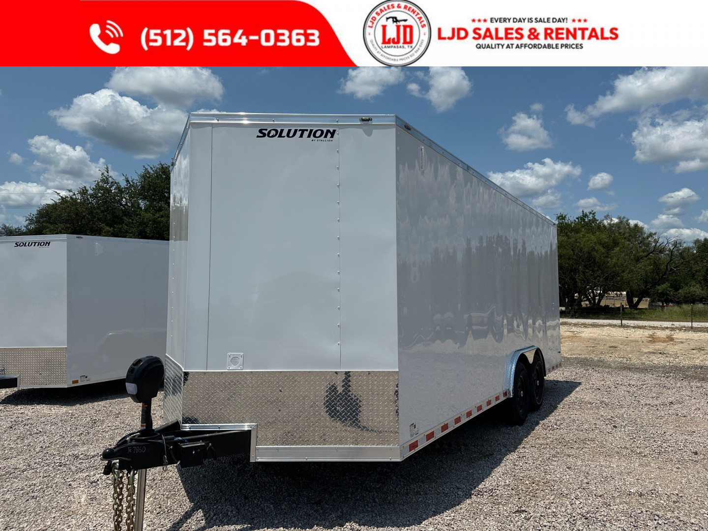 New 2025 Stallion 8'6"x20'x7' Cargo / Enclosed Trailer