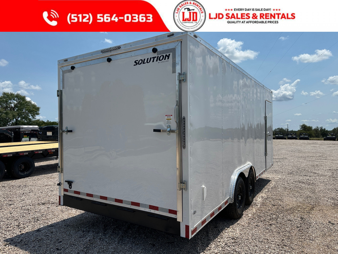 New 2025 Stallion 8'6"x20'x7' Cargo / Enclosed Trailer