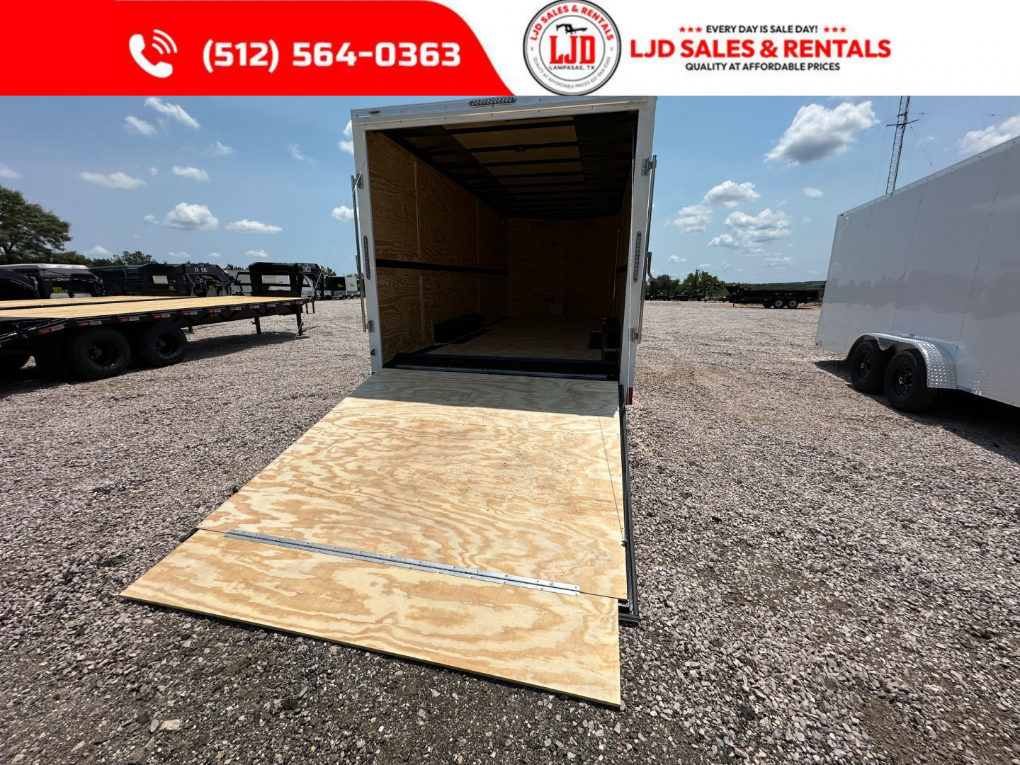 New 2025 Stallion 8'6"x20'x7' Cargo / Enclosed Trailer
