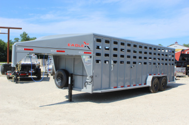 New 2025 Eagle X 6.8' x24' Gooseneck LIvestock Trailer