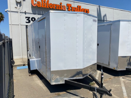 New 6x12 Single Axle 3K Cargo Trailer
