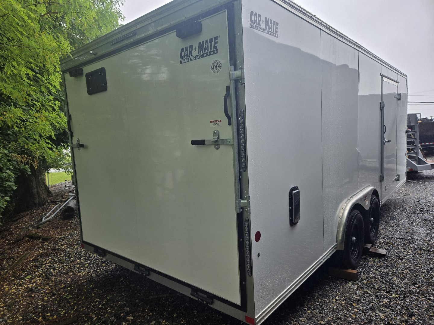 New 8 x 24 Car Mate Custom Landscape Cargo Trailer, 10K GVWR ***Extended Tongue, 6k Torsion Axles, 1/2" Ply Walls w/Kickplate