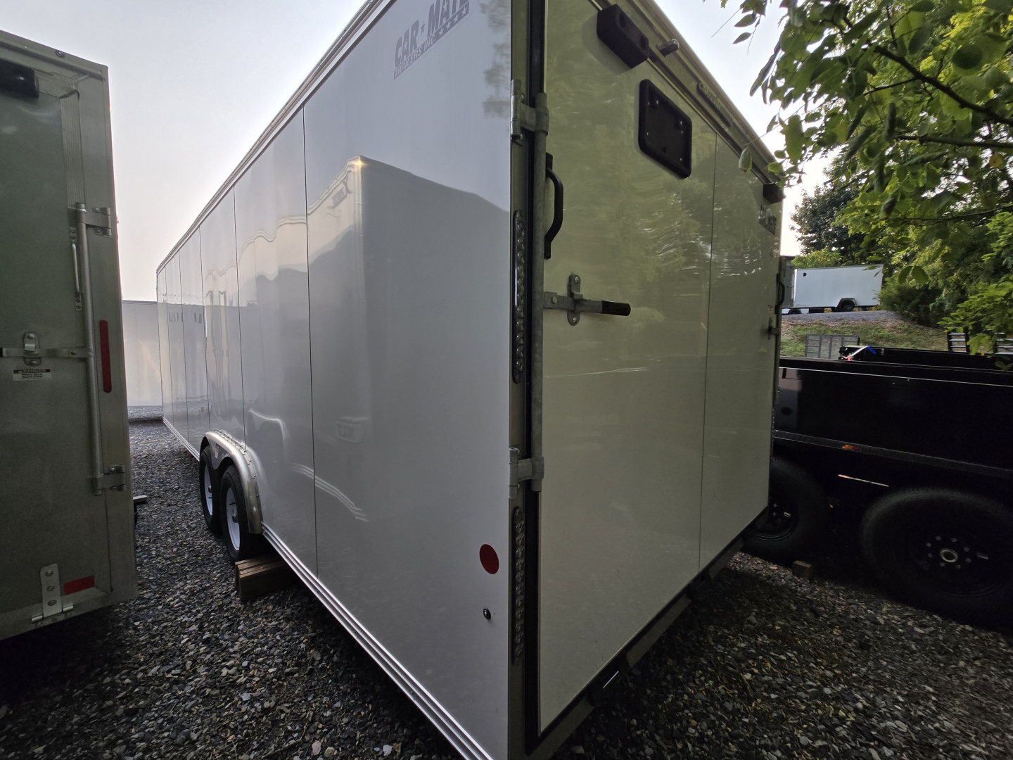 New 8 x 24 Car Mate Custom Landscape Cargo Trailer, 10K GVWR ***Extended Tongue, 6k Torsion Axles, 1/2" Ply Walls w/Kickplate