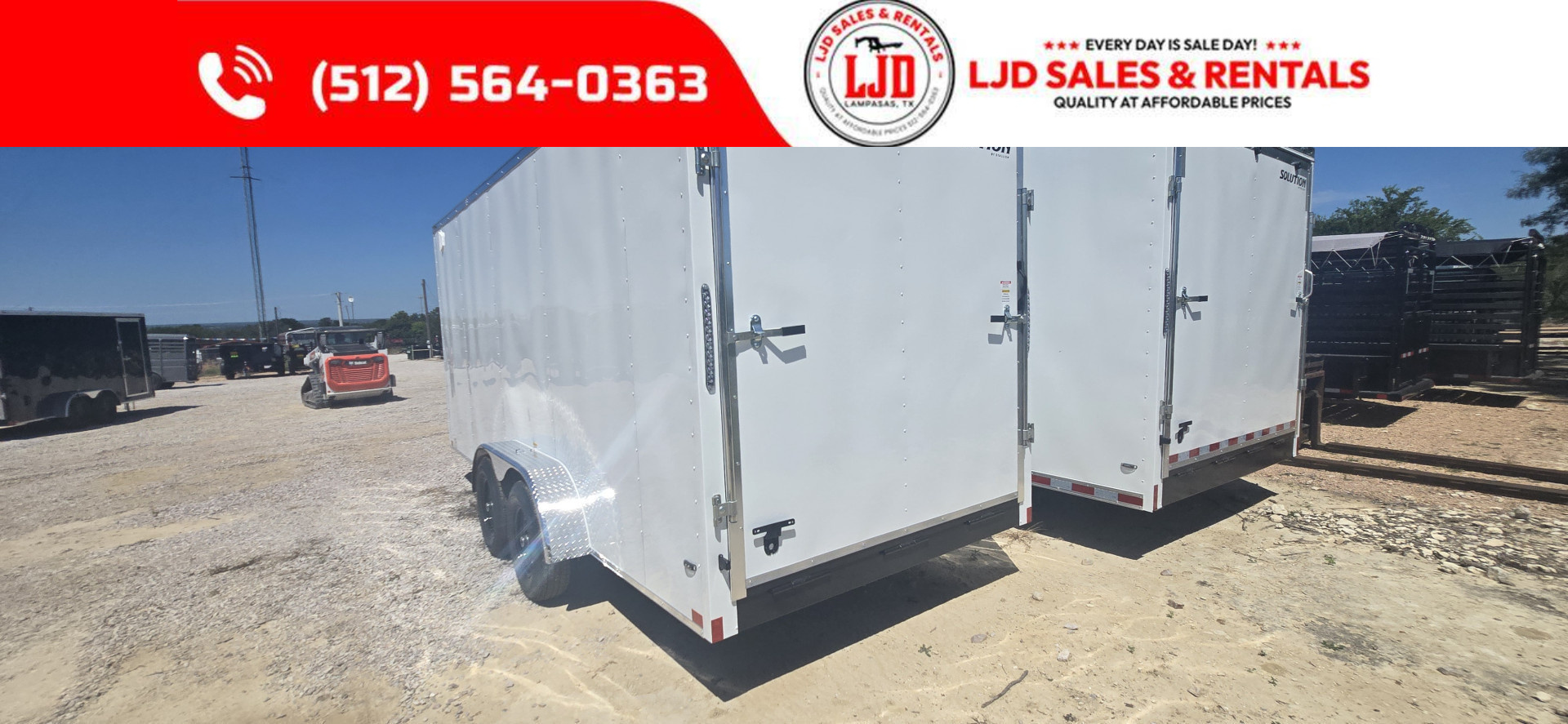 New 2025 Stallion - 7' X 18' X 7' Cargo / Enclosed Trailer