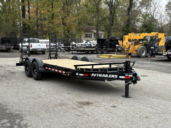 New 2025 PJ TRAILERS 83  x 18' Voyager Series (EV) - 15400 GVWR Equipment Trailer