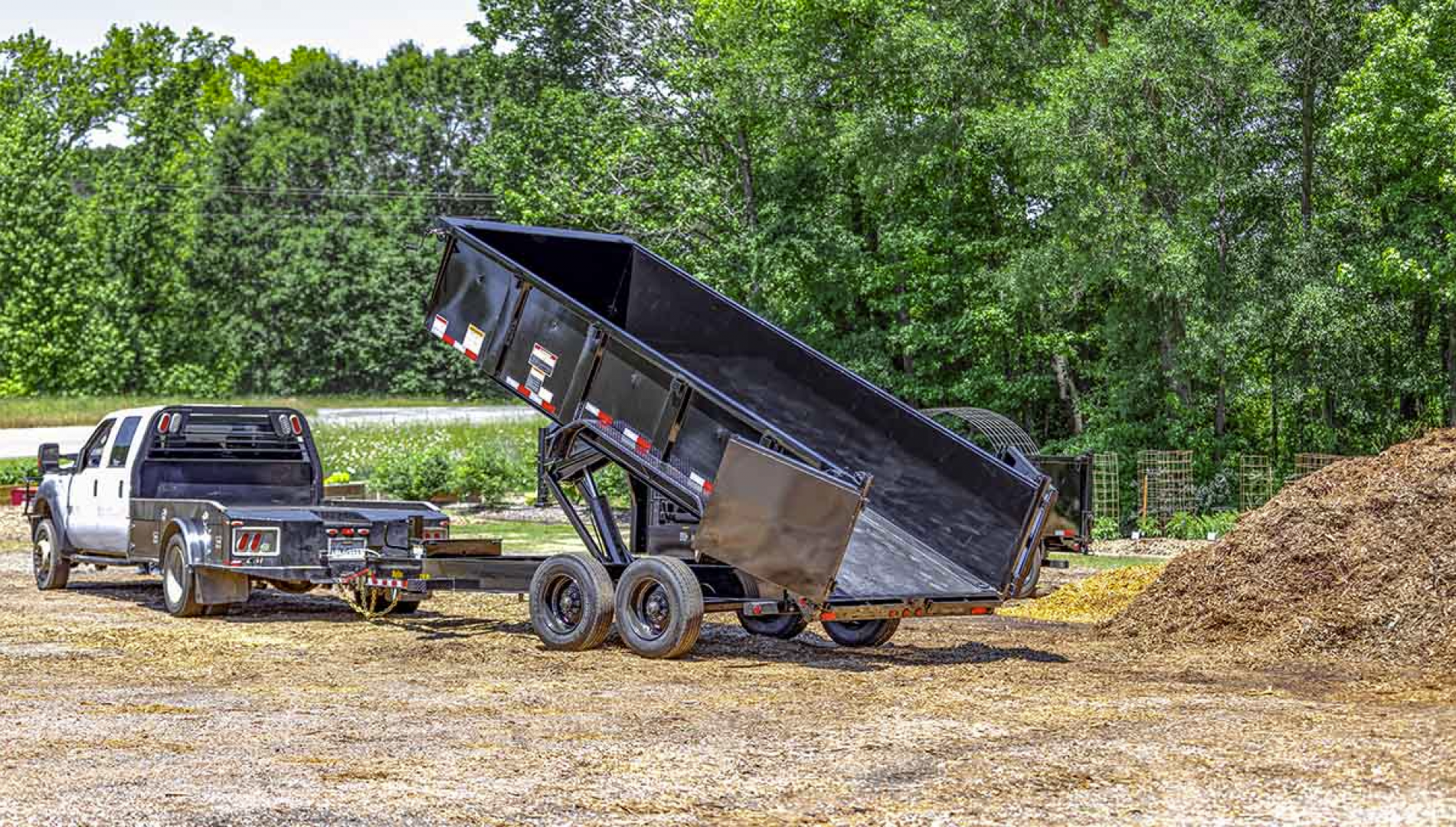 New 20LP-16BK6SIRPD BIG TEX 7' X 16' MEGA DUTY DUMP TRAILER