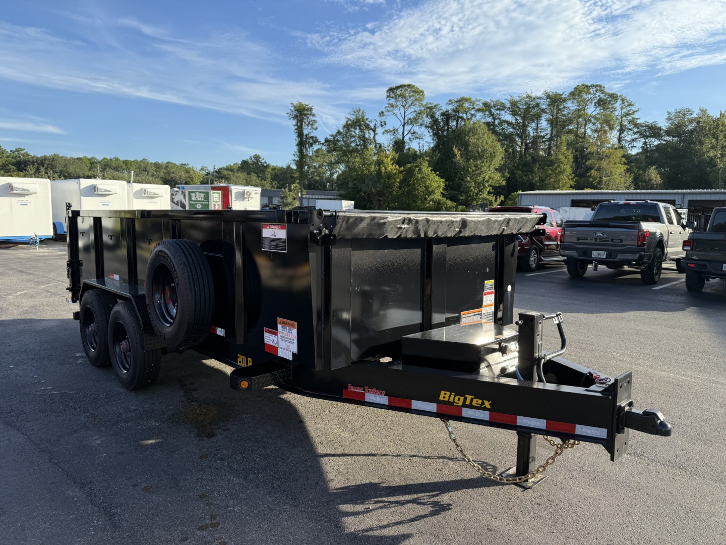 New 20LP-16BK6SIRPD BIG TEX 7' X 16' MEGA DUTY DUMP TRAILER