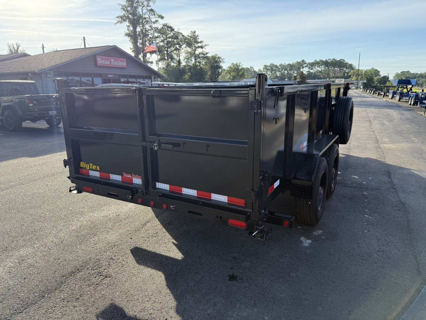 New 20LP-16BK6SIRPD BIG TEX 7' X 16' MEGA DUTY DUMP TRAILER