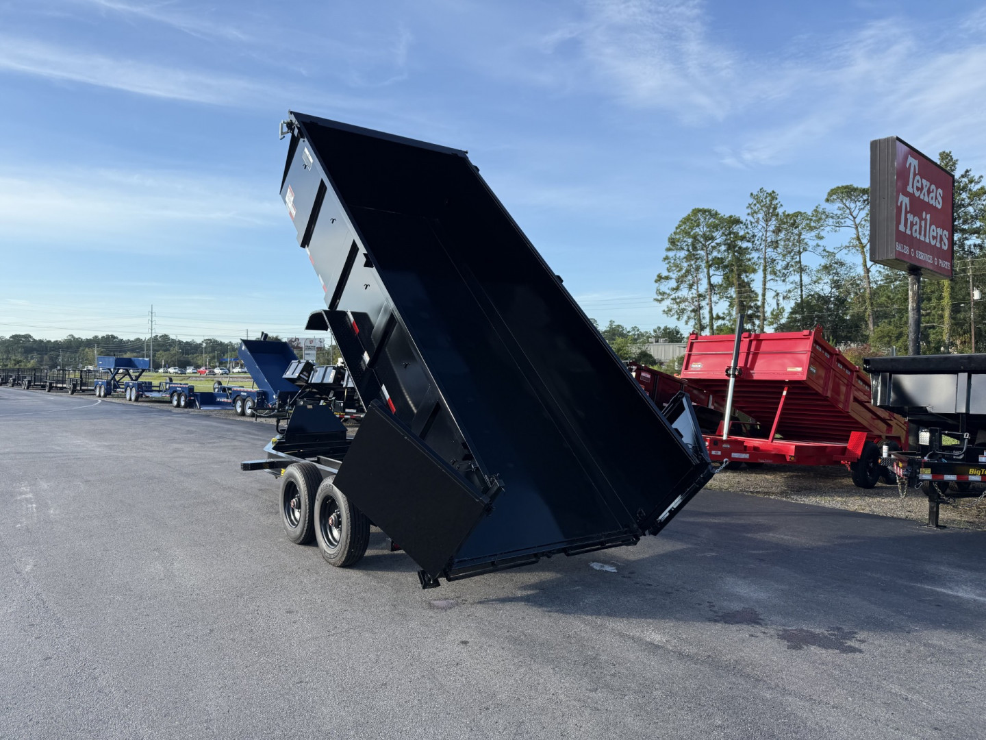 New 20LP-16BK6SIRPD BIG TEX 7' X 16' MEGA DUTY DUMP TRAILER