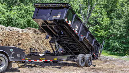 New 20LP-16BK6SIRPD BIG TEX 7' X 16' MEGA DUTY DUMP TRAILER