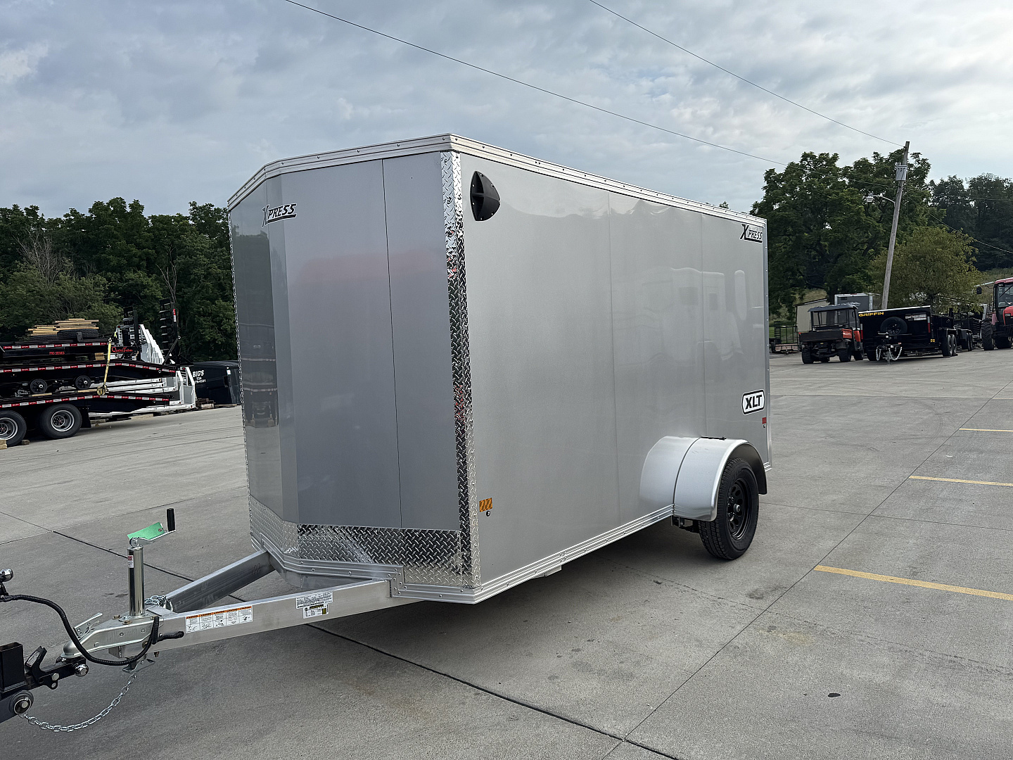 New 2026 High Country Xpress Trailers 6x12 XLT PRO Enclosed Trailer - Silver - w/ Ramp - 2990# GVWR
