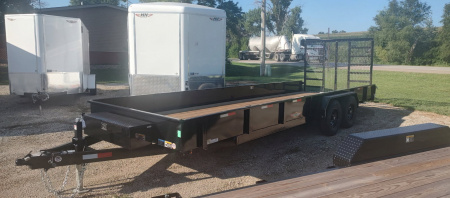 New 2026 H&H Trailers 82x22 Solid Side 10K Utility Trailer