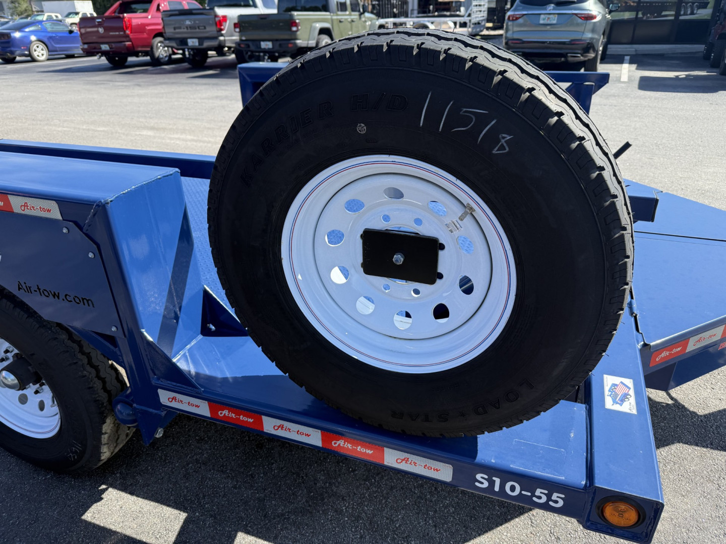 New S10-55 AIR TOW 6'3" X 10' DROP DECK EQUIPMENT TRAILER